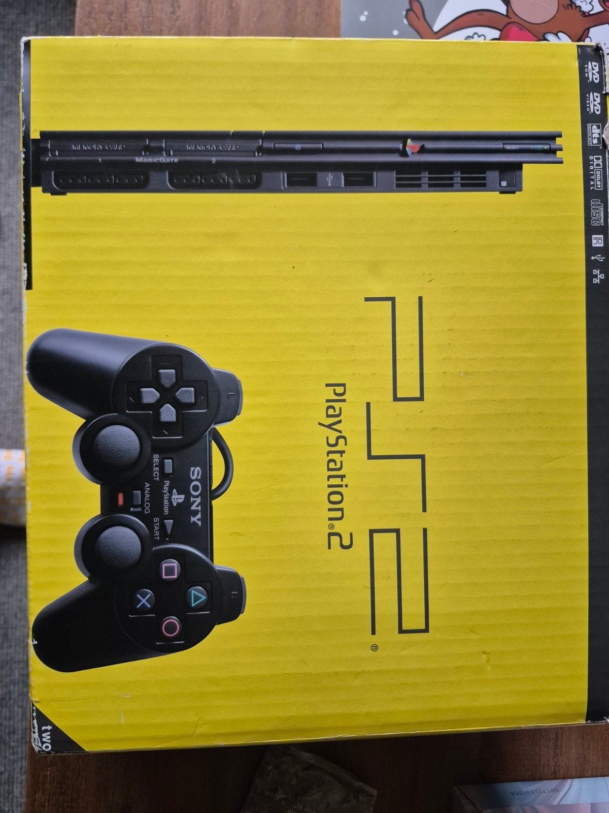 Ps2 met doos, Ophalen of Verzenden, Zo goed als nieuw, Met 1 controller