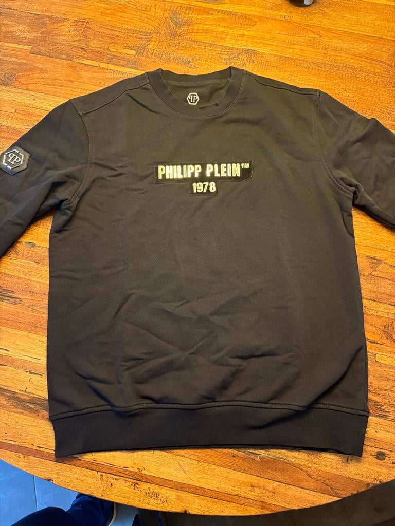 Philipp Plein Trui Maat M Zwart, Maat 48/50 (M), Zwart, Phillip Plein, Ophalen of Verzenden