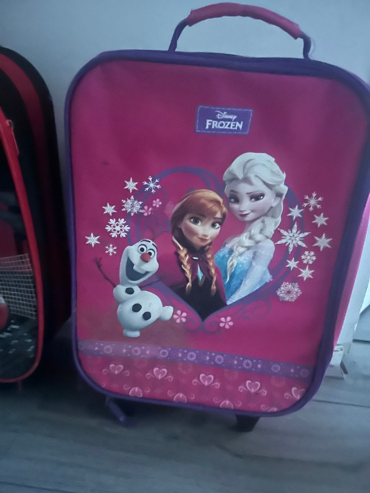 Disney Frozen Koffer - Anna, Elsa & Olaf, Wieltjes, 40 tot 60 cm, Gebruikt, 20 tot 30 cm