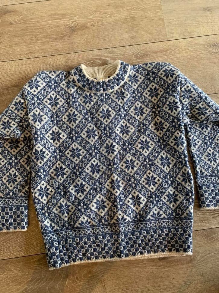 Dale of Norway wollen trui S bohemian wool jumper, -, Blauw, -, Ophalen of Verzenden