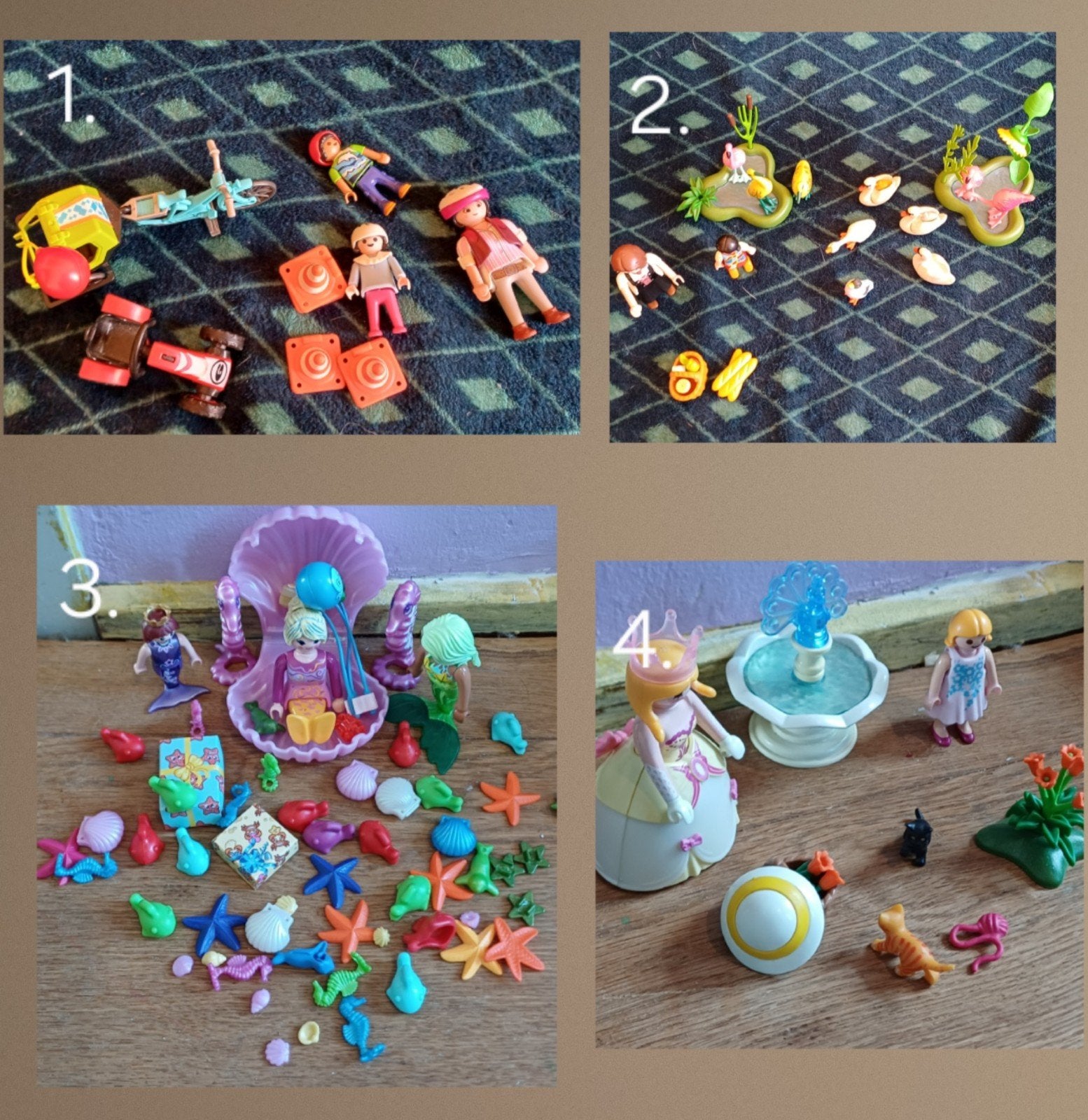 vier verschillende Playmobil sets, Kinderen en Baby's, Speelgoed | Playmobil, Ophalen of Verzenden
