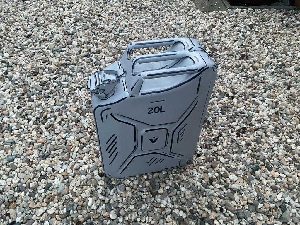 Cartoon - Jerrycan , uniek item, industrieel, Ophalen of Verzenden