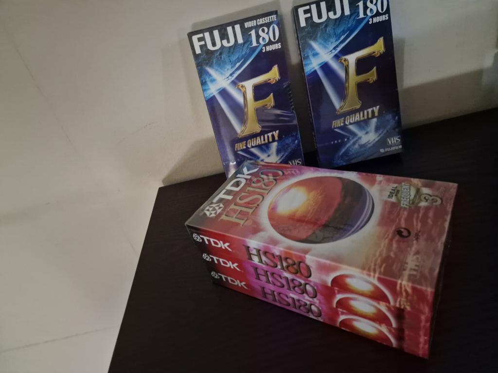 Banden VHS / TDK & FUJI - nieuw, Alle leeftijden, Ophalen of Verzenden, Nieuw in verpakking, Overige genres