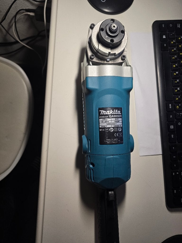 Makita GA9050R Grote Haakse Slijper 230mm, Ophalen of Verzenden, Zo goed als nieuw, 1000 watt of meer, Haakse handslijpmachine