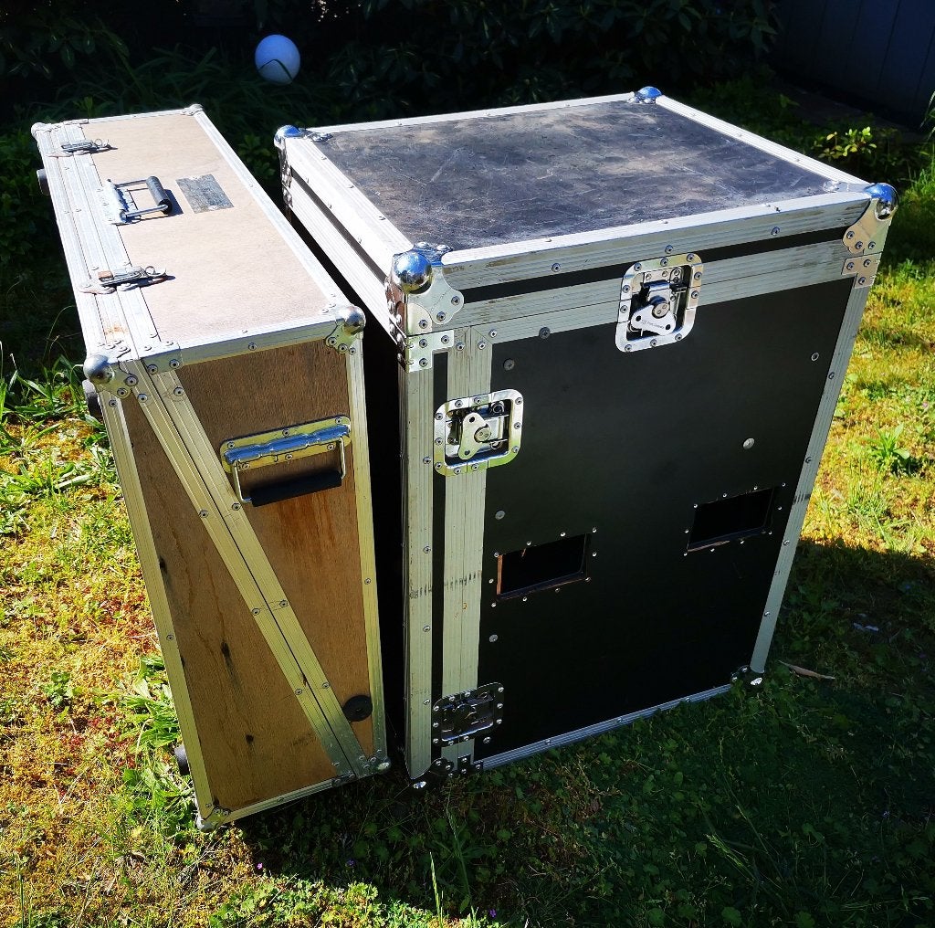 2 stuks Stevige DJ Roadcase Flightcase Behuizingen en Koffer, Ophalen of Verzenden, Gebruikt, Overige instrumenten, Flightcase