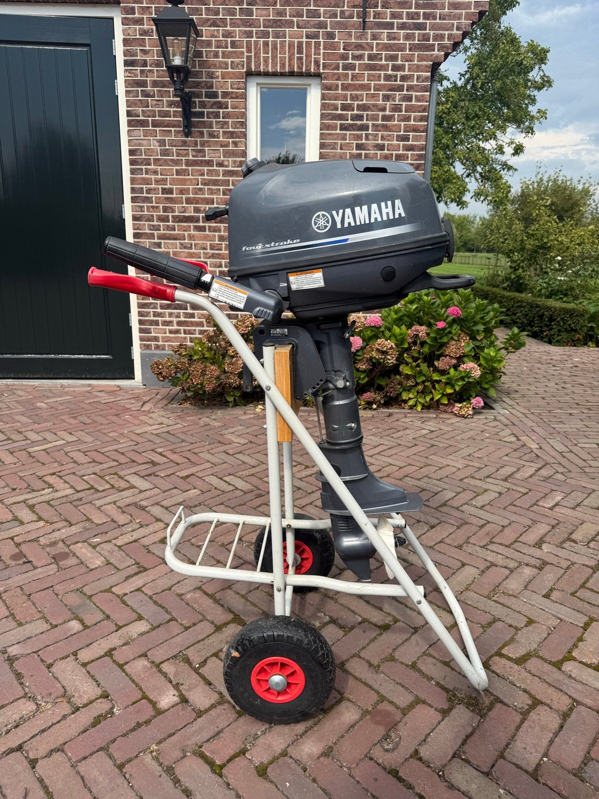 Yamaha 6 pk 4-takt buitenboordmotor - Zo goed als nieuw, Ophalen, 5 tot 10 pk, Viertaktmotor, Zo goed als nieuw