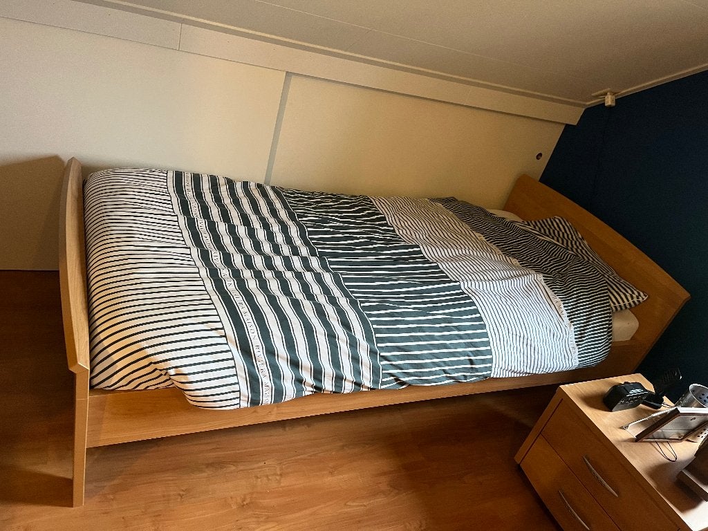 Bed, Ophalen, Gebruikt, 90 cm, Eenpersoons
