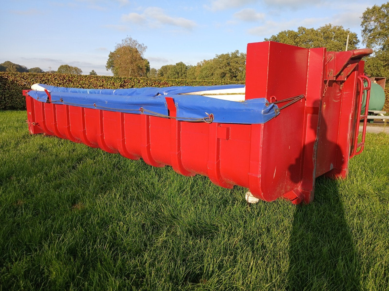 containerbak haakarm/kabel, Ophalen