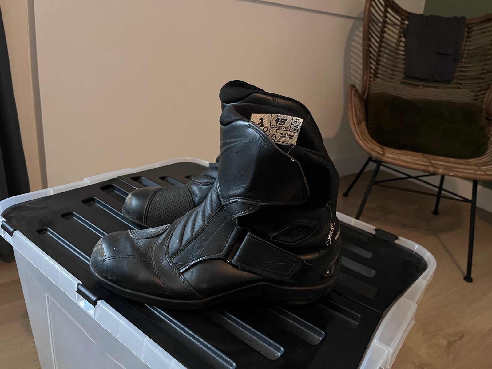 Alpinestars Gore-Tex motorlaarzen - Maat 45, Ophalen of Verzenden, Tweedehands, Heren, Laarzen