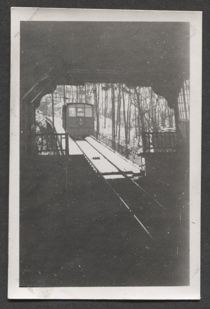 WOII foto: Duitse tandradbaan in Koningsstuhl 1940.