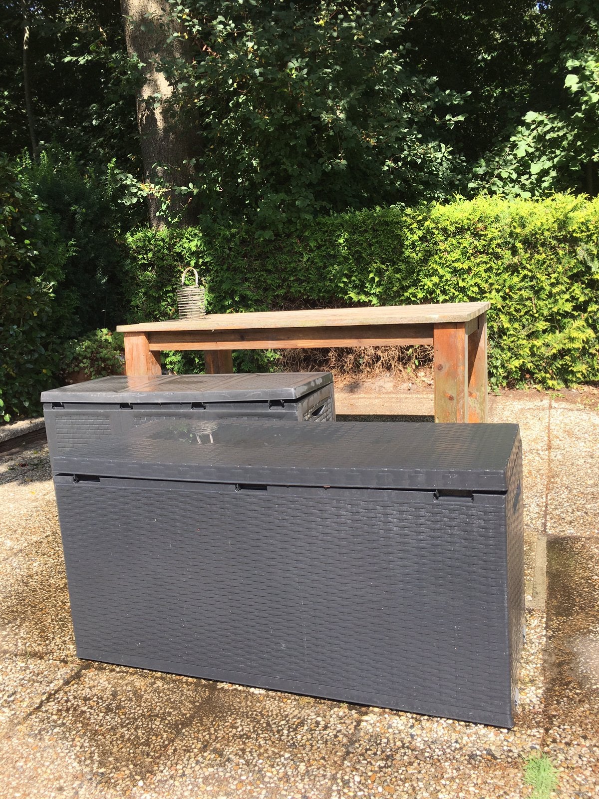 TUIN -OPBERGBAKKEN, Ophalen, Gebruikt, Kunststof, Overige typen