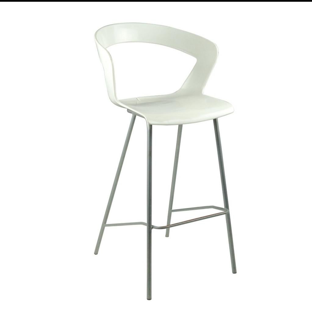 Refurbished Ibis 302 barkruk - Metalmobil Arredo, Ophalen, Gebruikt, Met voetsteun, 60 tot 90 cm
