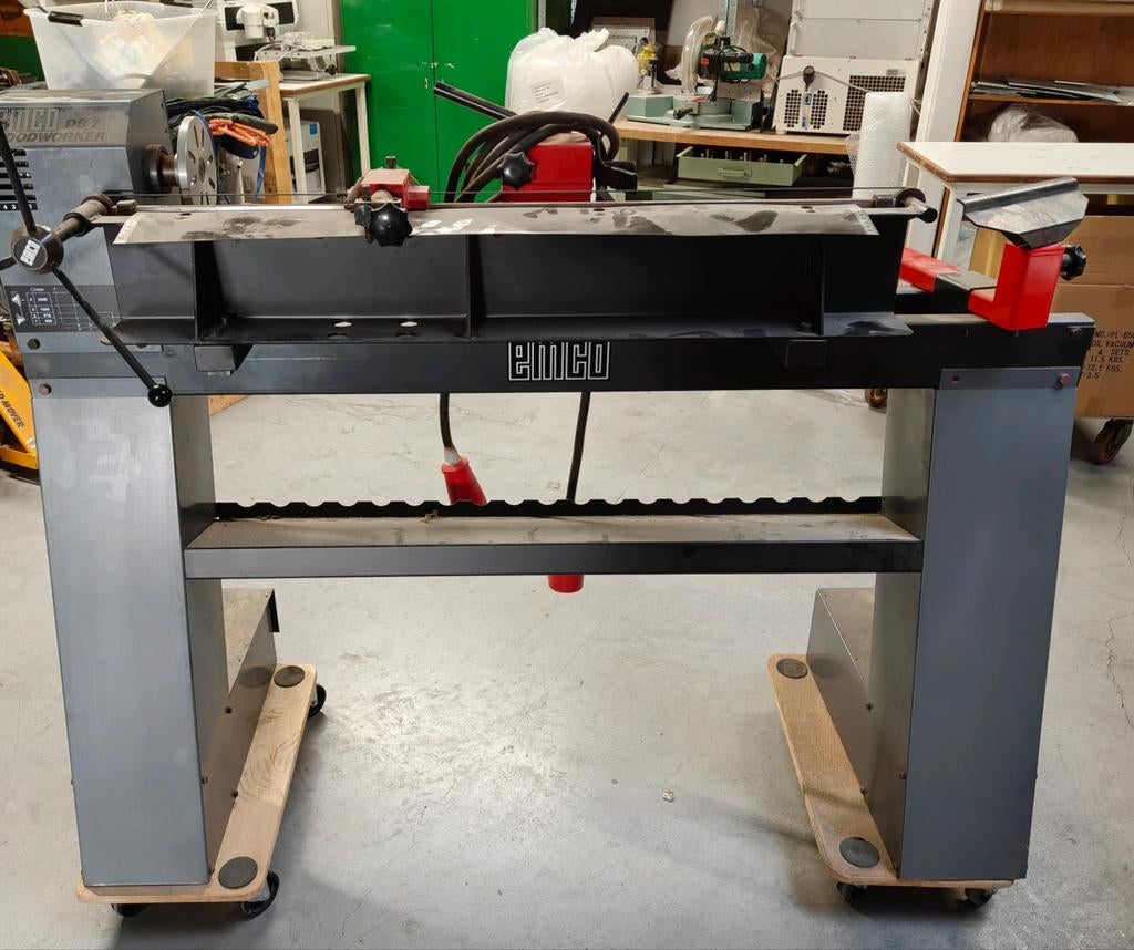 Emco DB7 woodworker, Doe-het-zelf en Verbouw, Ophalen, Gebruikt, Houtdraaibank