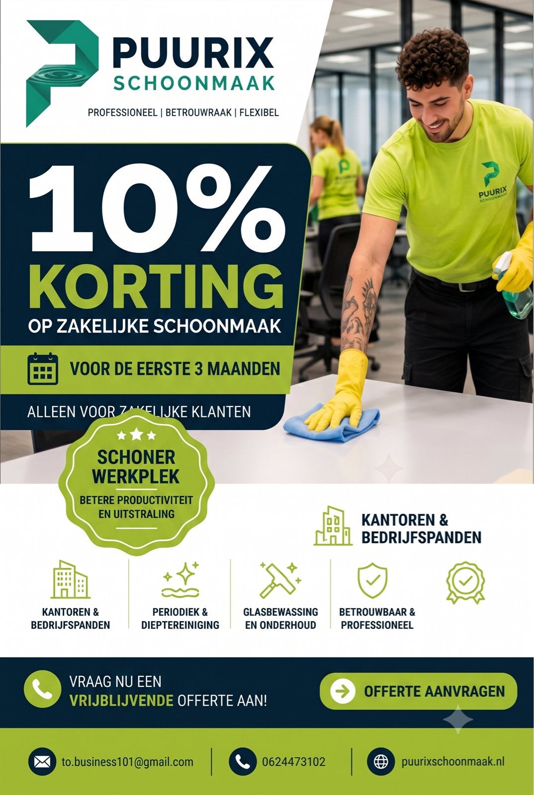 Schoonmaak Breda en omgeving, Vacatures