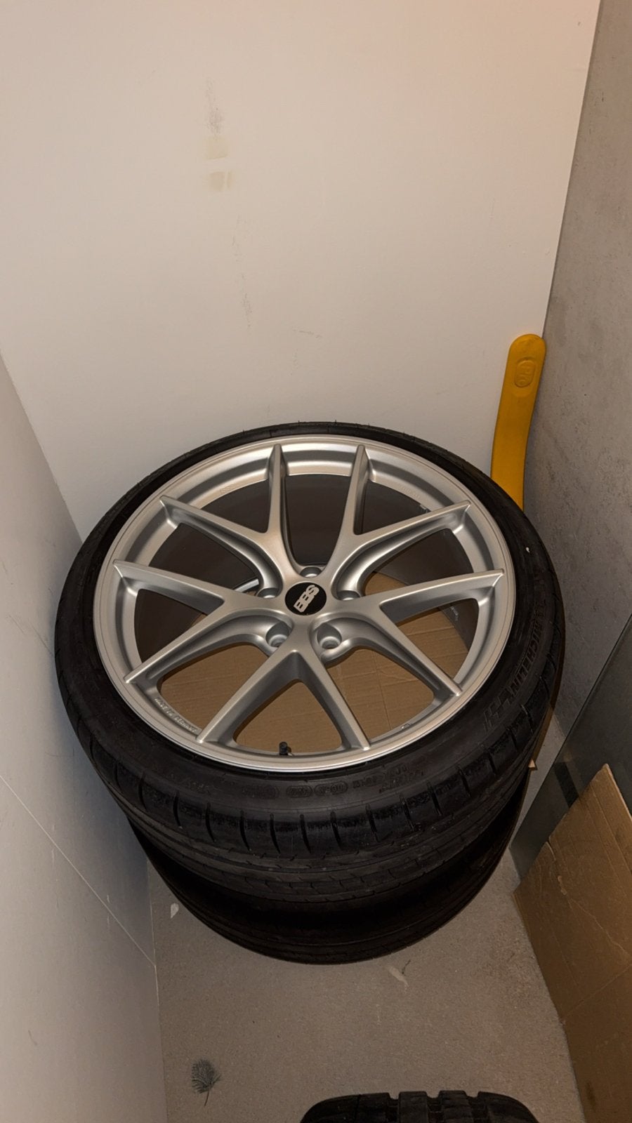 BBS CI-R velgen met Michelin Pilot Sport banden M2/M3/M4, Ophalen, Gebruikt, 285 mm, Banden en Velgen