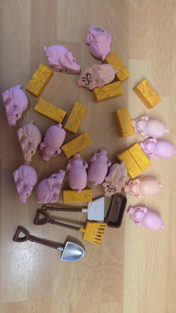 Dobbelspel Pass the Pigs/ Biggen, Een of twee spelers, Ophalen of Verzenden, Gebruikt
