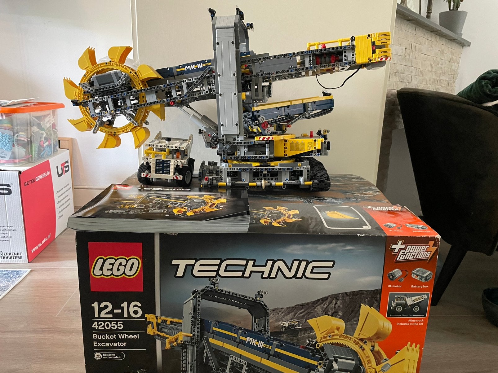 Lego Technic 42055 Bucket Wheel Excavator, Gebruikt, Lego, Ophalen of Verzenden, Complete set