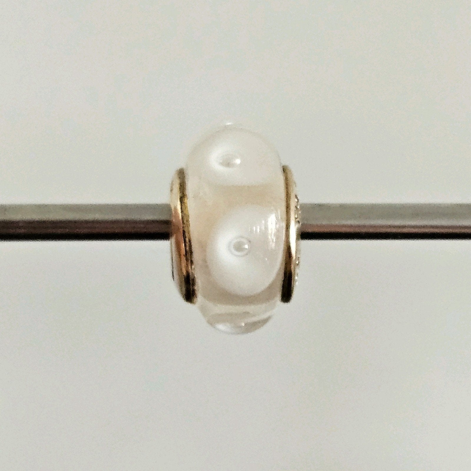 Pandora murano G585 14 kt goud, Sieraden, Tassen en Uiterlijk, Bedels, Ophalen of Verzenden, Zo goed als nieuw, Goud, Pandora