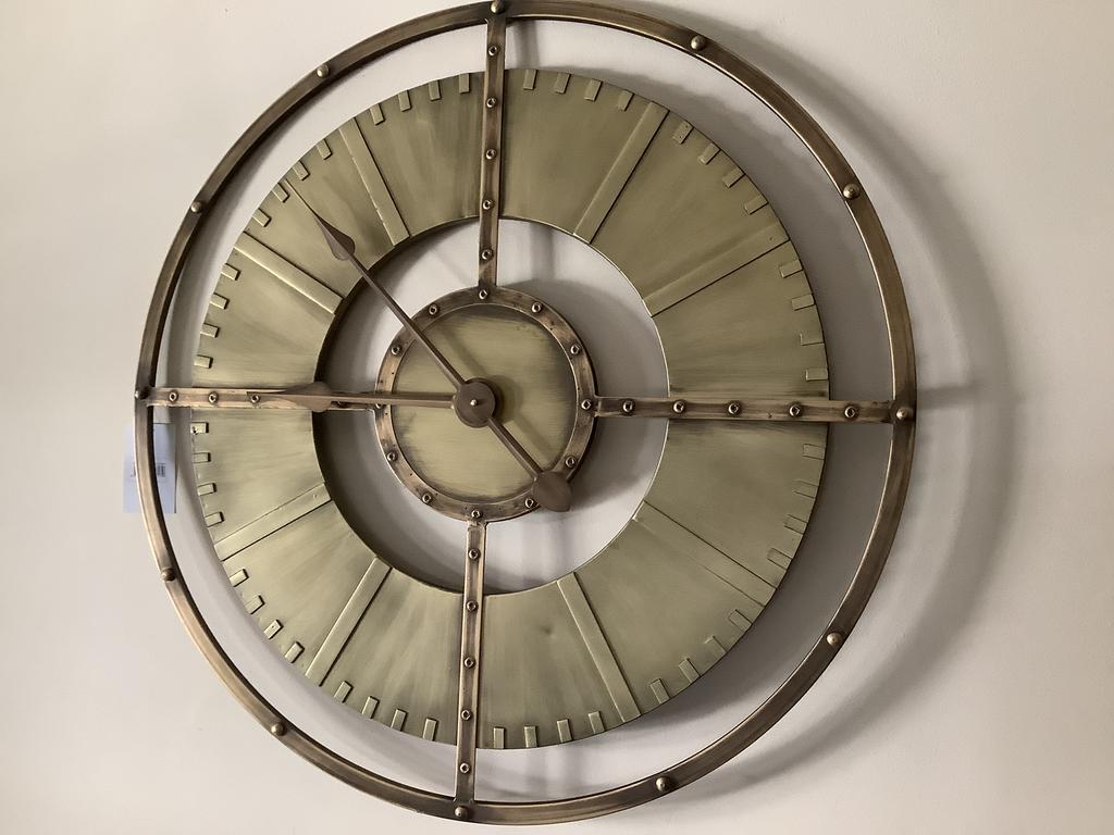 NIEUW partij van 3 grote wandklokkek klokken 80 cm, Ophalen, Nieuw, Wandklok