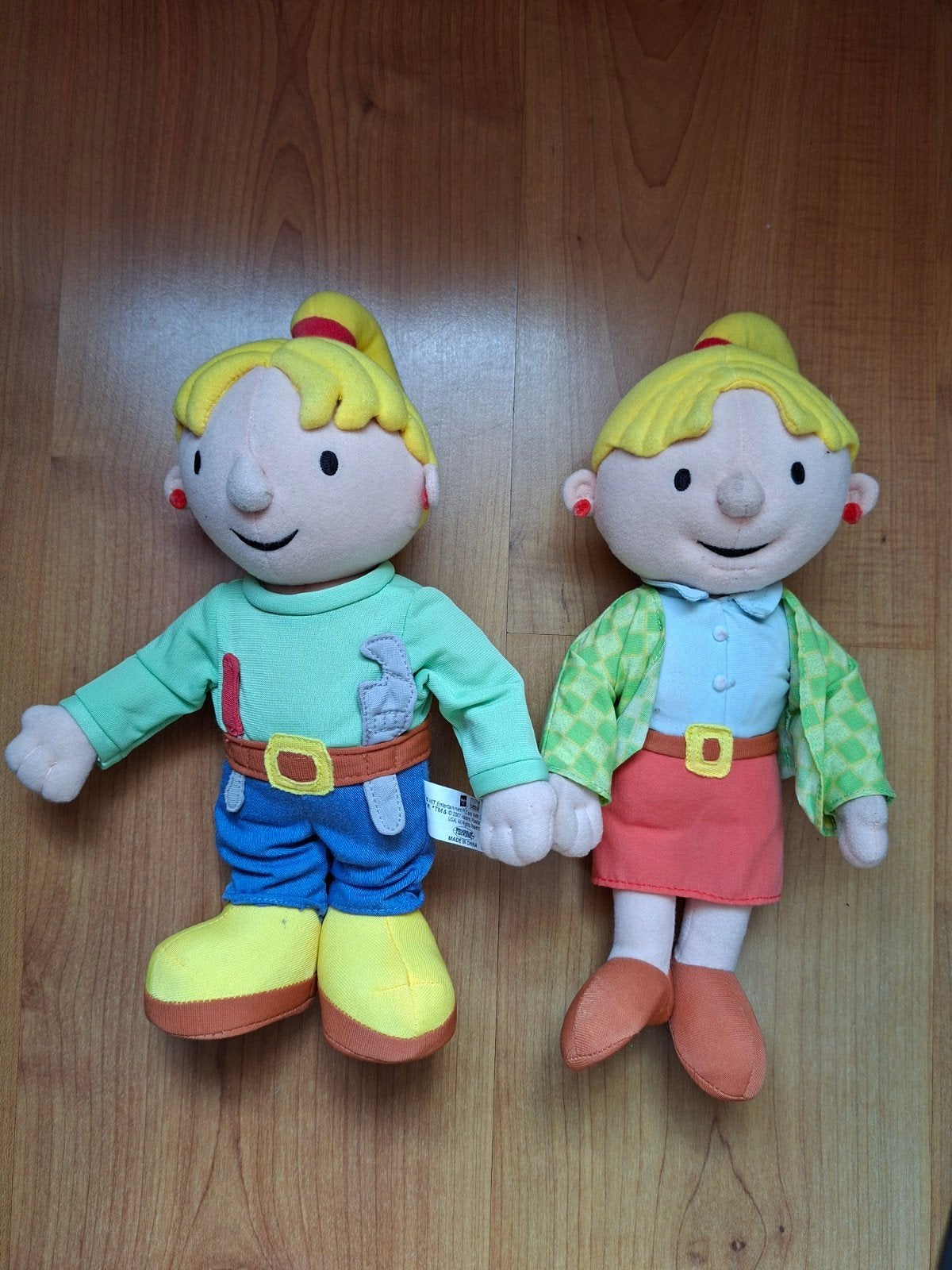 Hasbro Bob de Bouwer en Wendy knuffels, Ophalen of Verzenden, Zo goed als nieuw, Jongen of Meisje