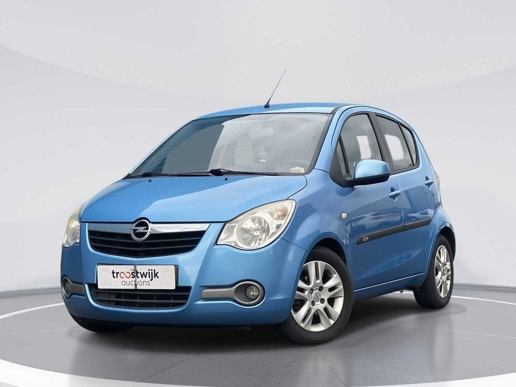 Opel Agila 1.2 Edition | 74-PPD-3, Auto's, Opel, Voorwielaandrijving, 4 cilinders, 965 kg, Blauw