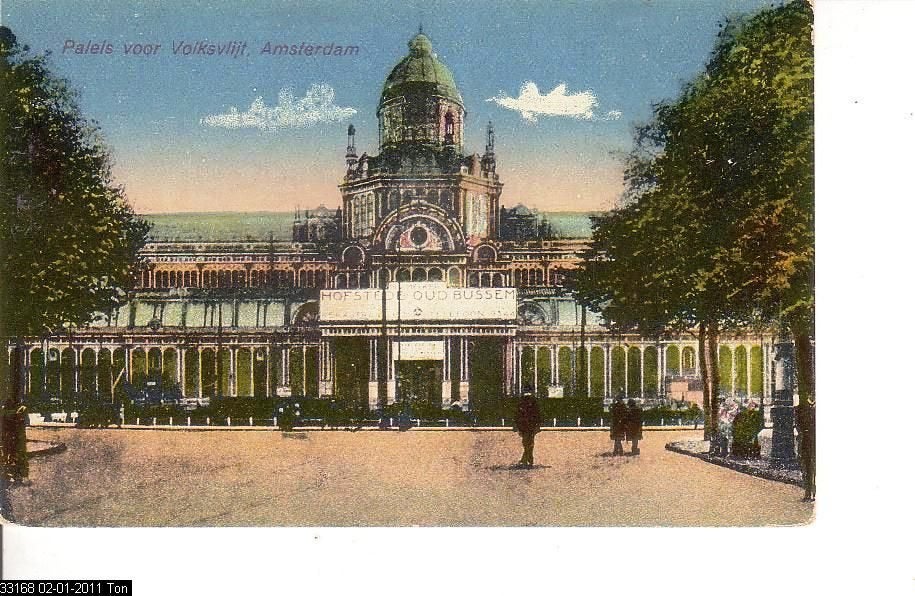 Ansichtkaart 	Amsterdam	Paleis voor Volksvlijt, Verzenden, Voor 1920, Ongelopen, Noord-Holland