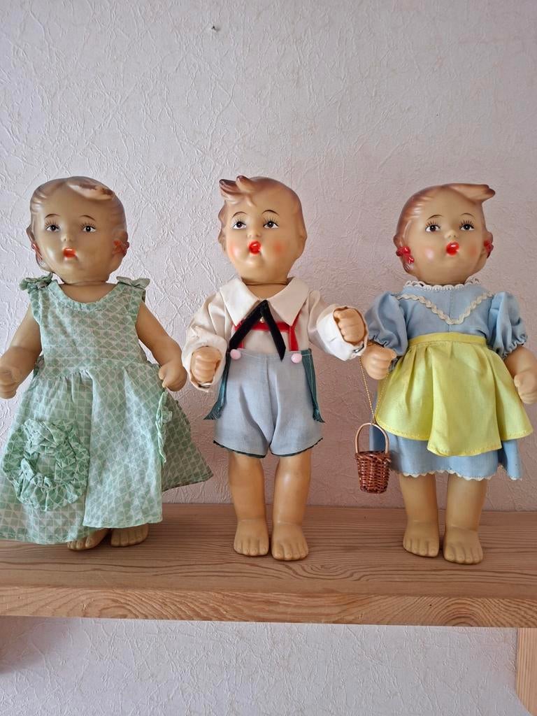 Oude popjes, Ophalen of Verzenden, Gebruikt, Pop