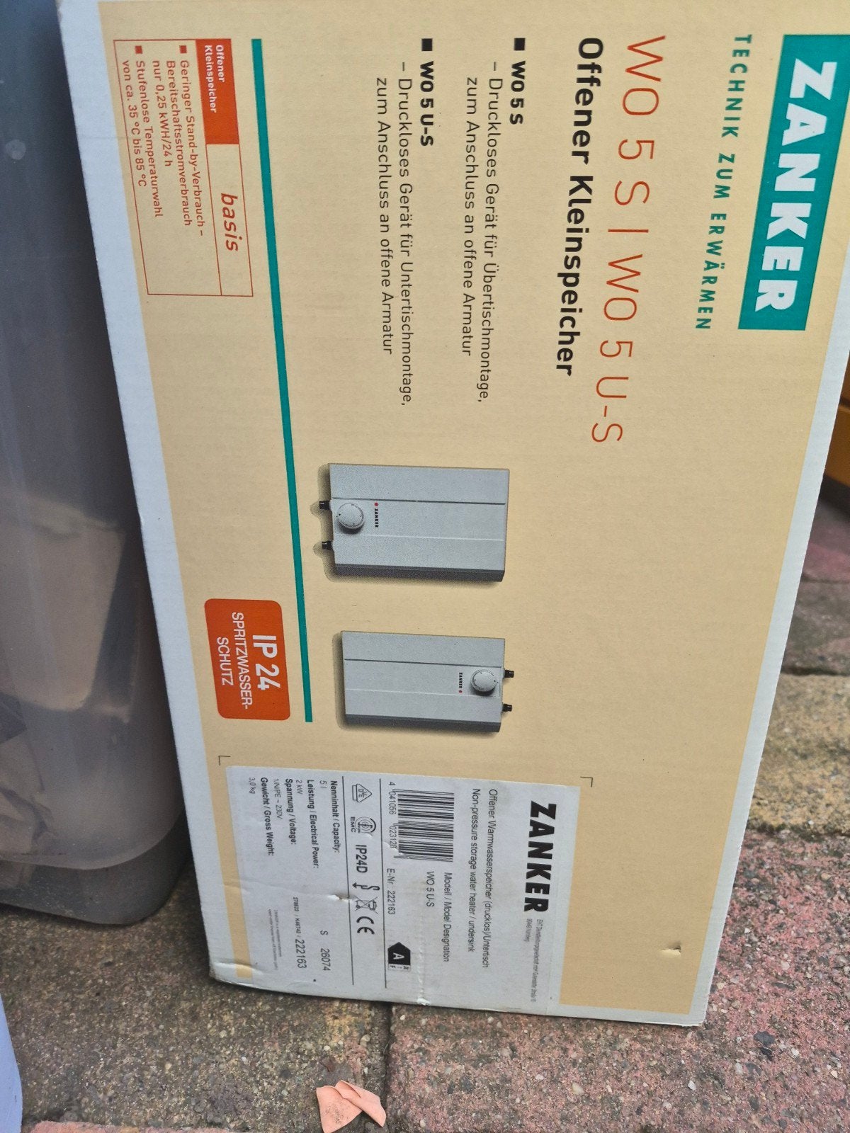 keukenboiler, Ophalen, Nieuw