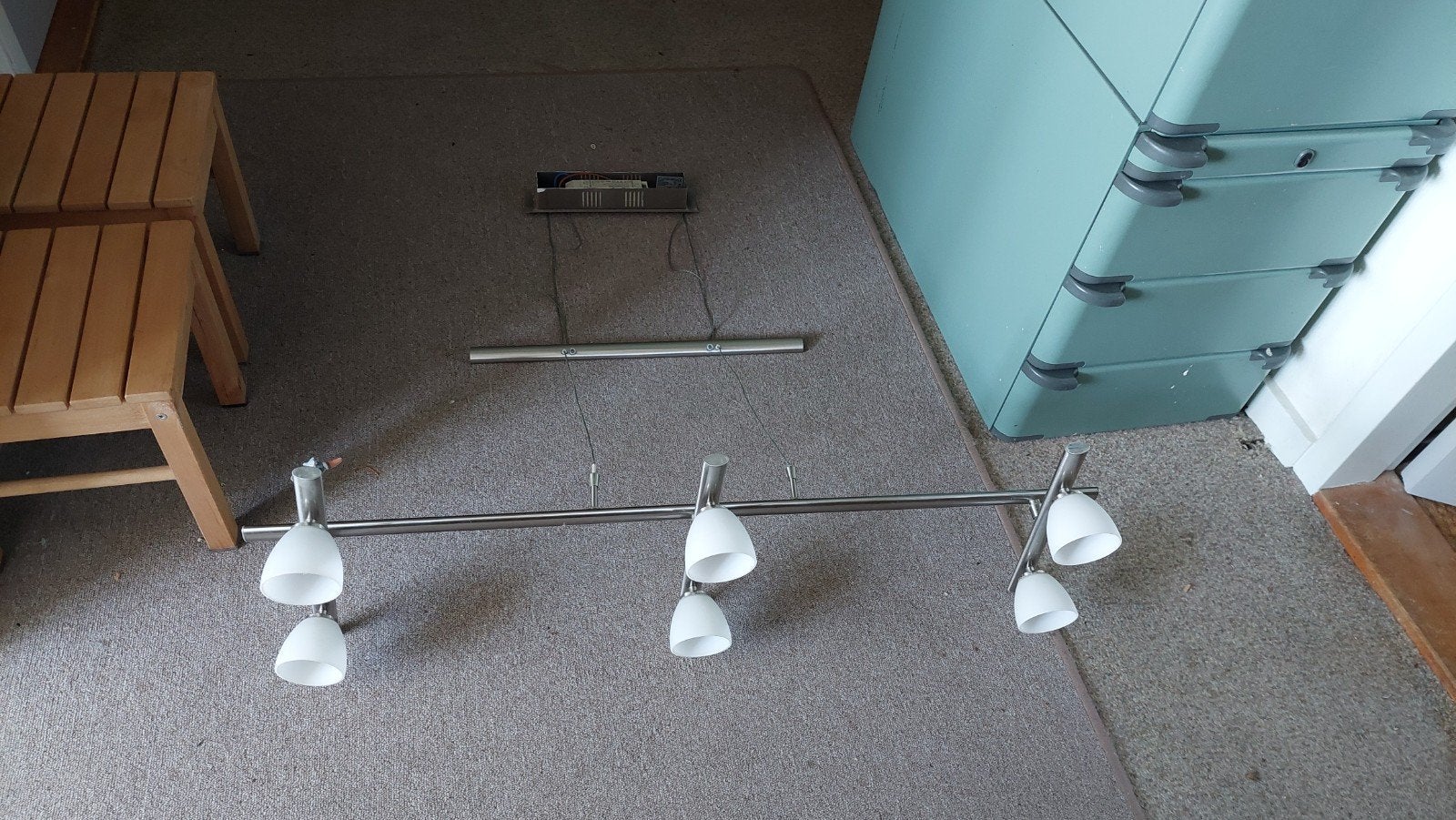 plafondlamp, Ophalen