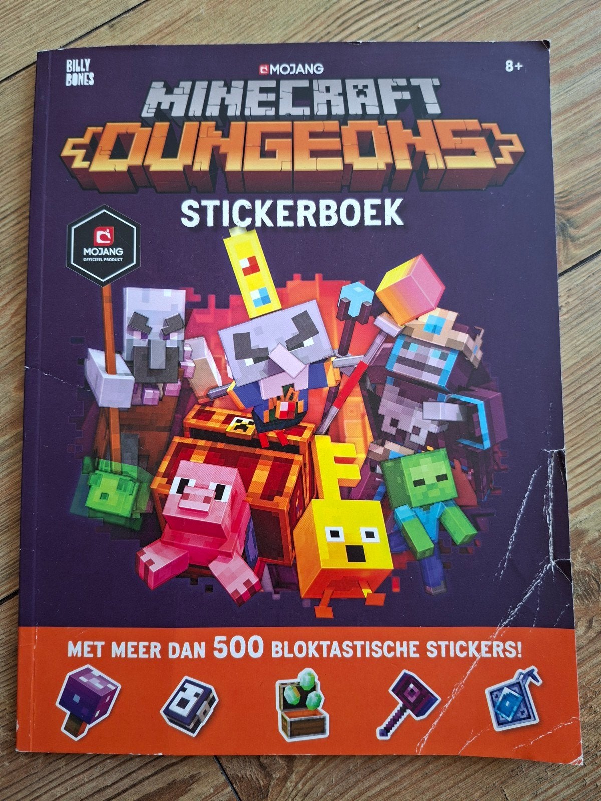 Minecraft Dungeons Sticker Doe Boek, Hobby en Vrije tijd, Stickers en Plaatjes, Ophalen of Verzenden, Meerdere stickers