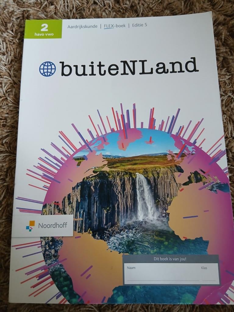 buitenNLland Aardrijkskunde FLEX-boek Editie 5 havo vwo 2, Boeken, Ophalen of Verzenden, Nieuw, HAVO, Aardrijkskunde