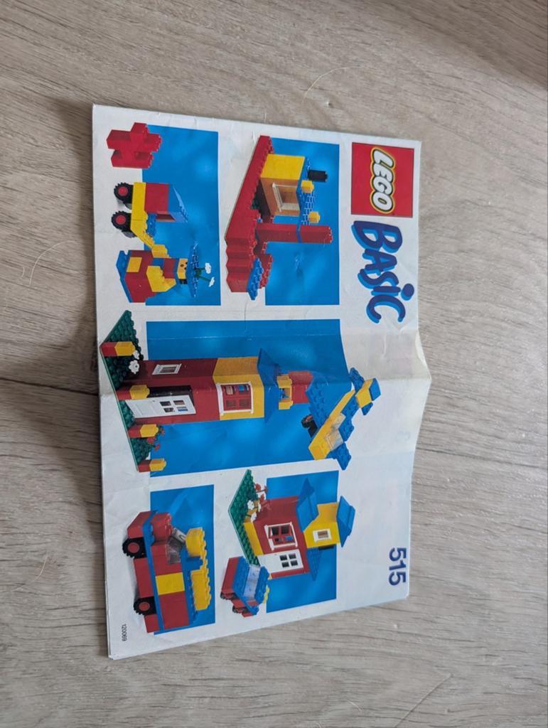 instructieboekje voor de LEGO Basic Building Set 515,, Ophalen, Meer dan 50 stukjes, 6 jaar of ouder