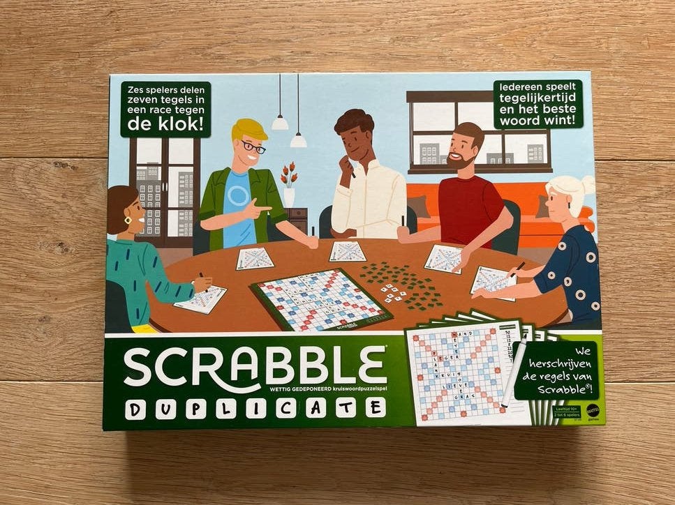 Scrabble Duplicate - Nieuw in doos, Hobby en Vrije tijd, Gezelschapsspellen | Bordspellen, Vijf spelers of meer, Ophalen of Verzenden