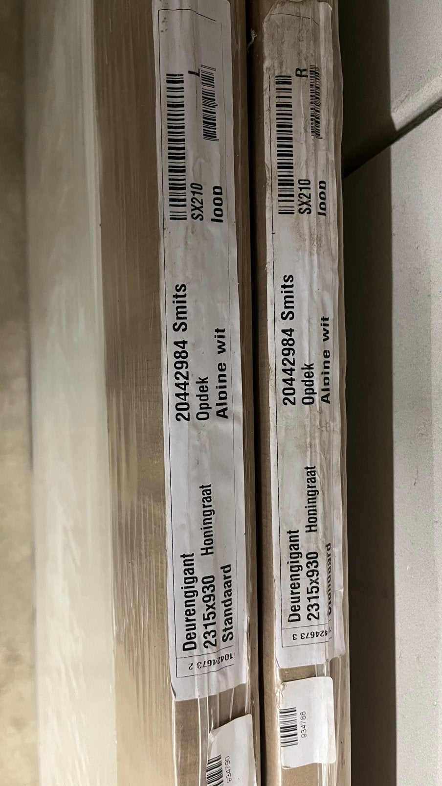 3x svedex opdekdeur, Ophalen, Nieuw, Binnendeur, 215 cm of meer