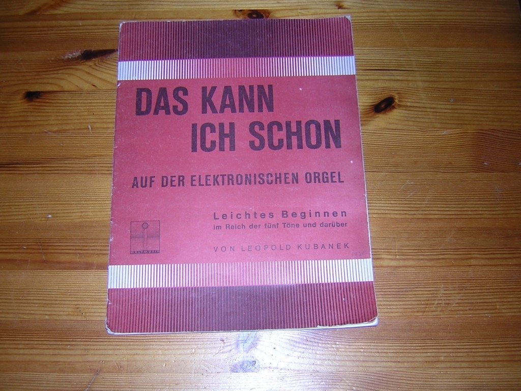 Das kann ich schon - leopold kubanek, Orgel, Gebruikt, Ophalen of Verzenden, Artiest of Componist