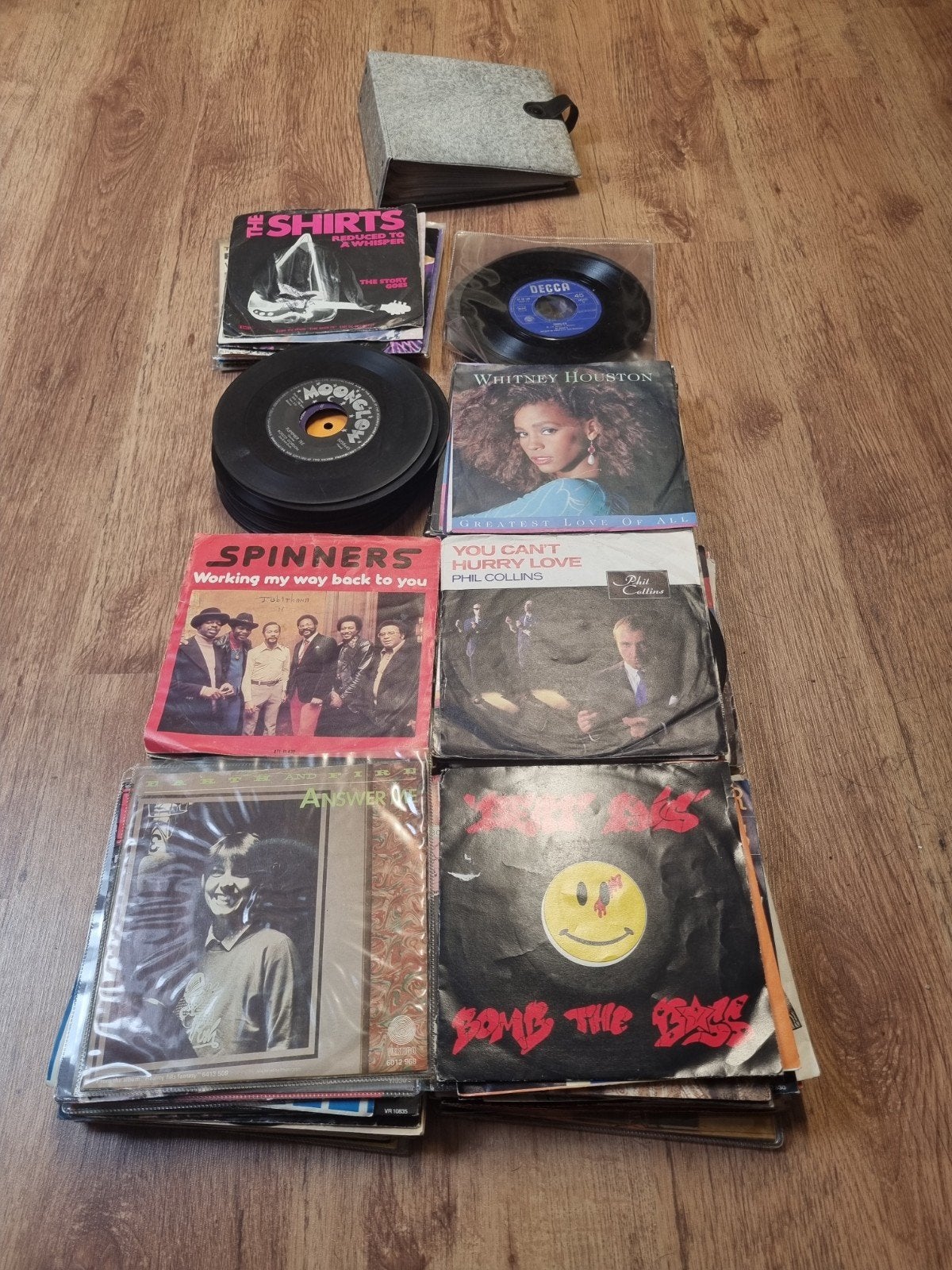 partij singles +- 200 stuks zie foto's in 1 koop, Ophalen of Verzenden, Gebruikt, Pop