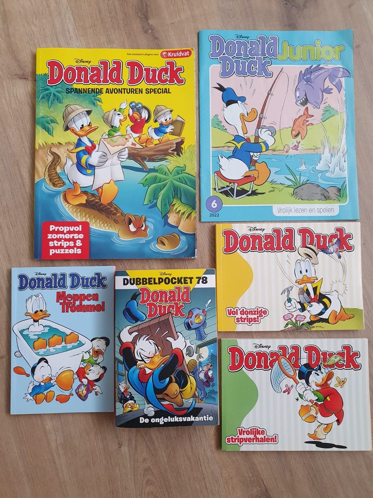 Pakket Donald Duck strips, Boeken, Meerdere comics, Ophalen of Verzenden, Gelezen, Europa
