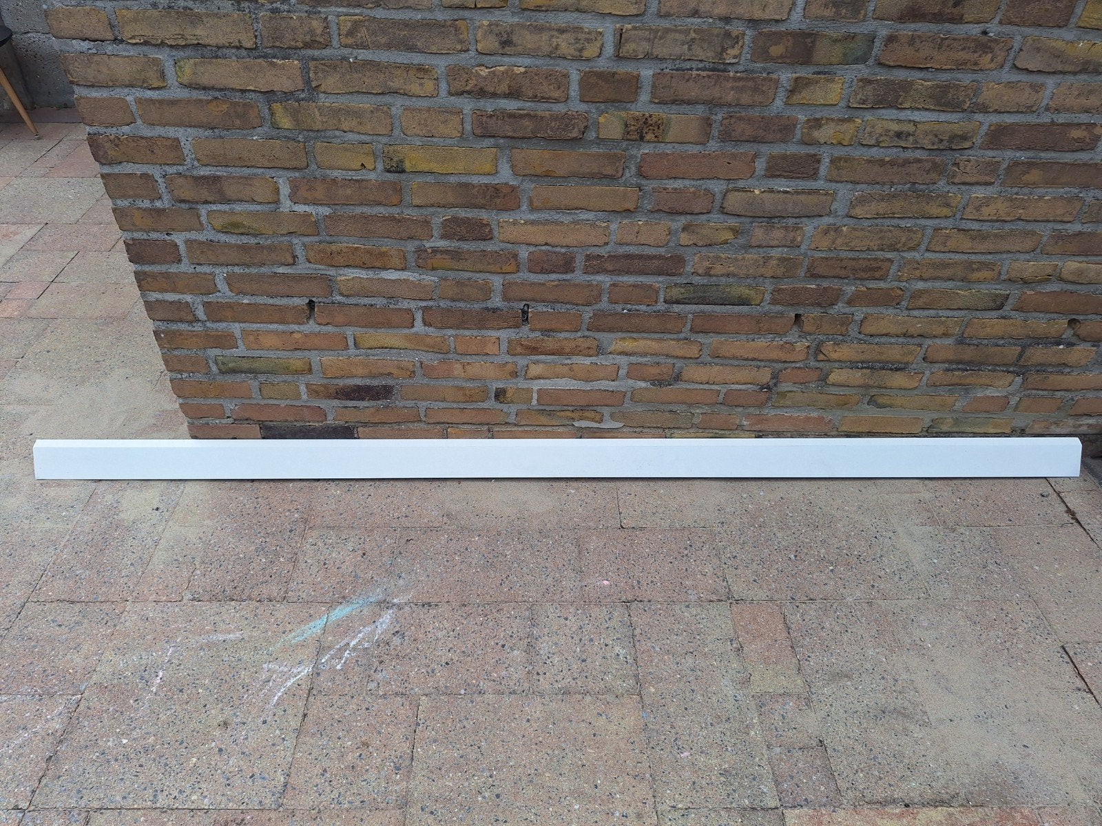 mdf plint wit gegrond, Doe-het-zelf en Verbouw, Plinten en Afwerking, Ophalen, Nieuw, Mdf, 200 tot 250 cm