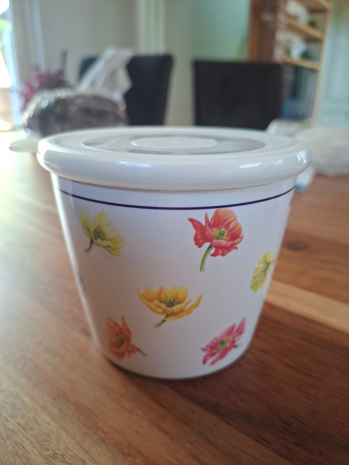 Janneke brinkman opbergbakje met deksel rosti mepal flowers, Ophalen of Verzenden, Zo goed als nieuw