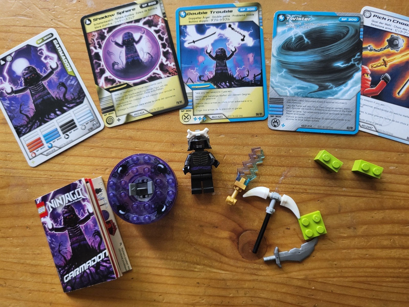 Lego ninjago lord garmadon 2256, compleet, Ophalen of Verzenden, Zo goed als nieuw