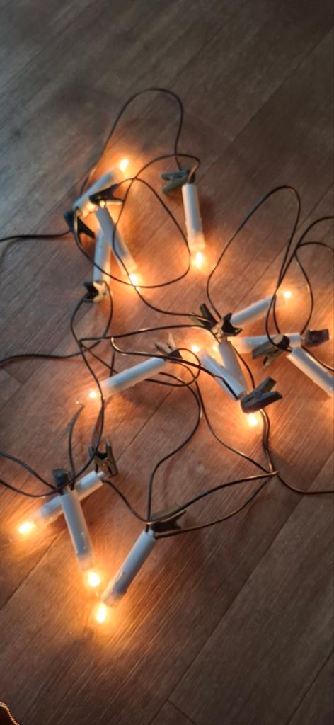 Kerstverlichting (kaarsjes), Ophalen, Gebruikt