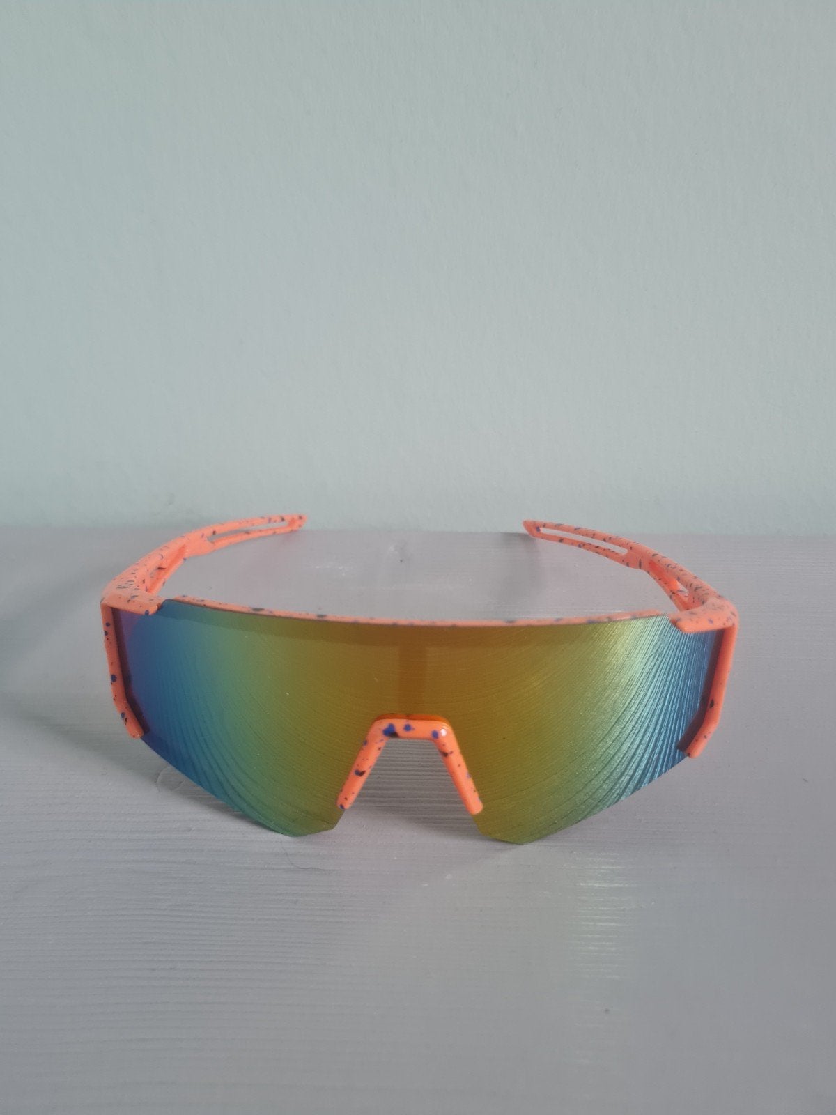 Nieuwe kinderbril - Oranje met spetters, Overige merken, Zonnebril, Nieuw, Oranje