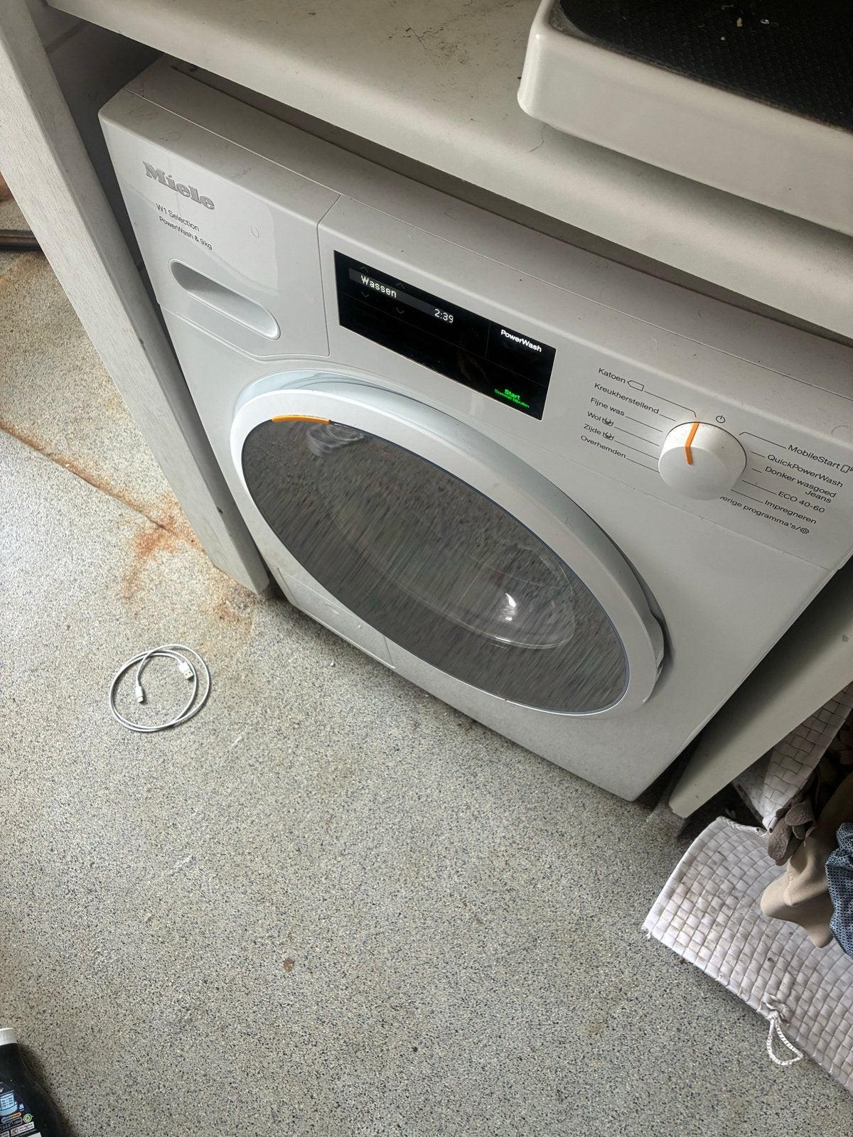 Miele W1 Selection PowerWash & 9kg Wasmachine, Witgoed en Apparatuur, Wasmachines, Ophalen, 1200 tot 1600 toeren, 8 tot 10 kg