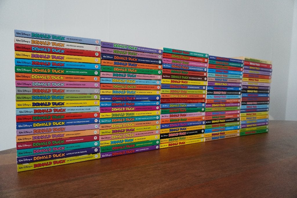 Gratis Verzending! Donald Duck Pockets & Rugtekeningen, Boeken, Complete serie of reeks, Verzenden, Zo goed als nieuw, Donald Duck