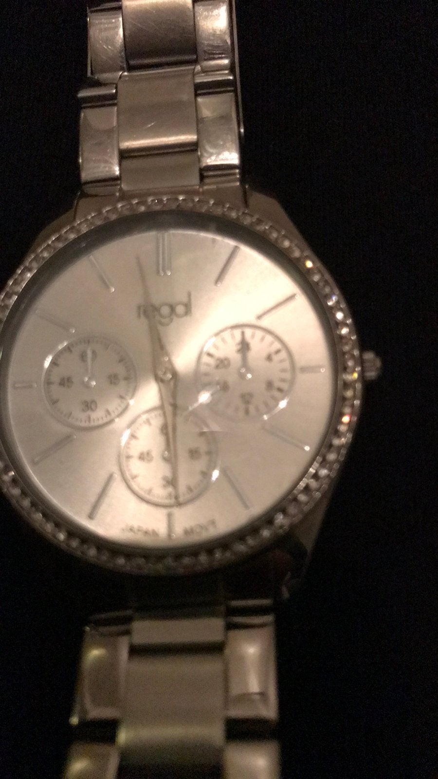 Regal dames horloge, Staal, Polshorloge, Ophalen of Verzenden, Zo goed als nieuw