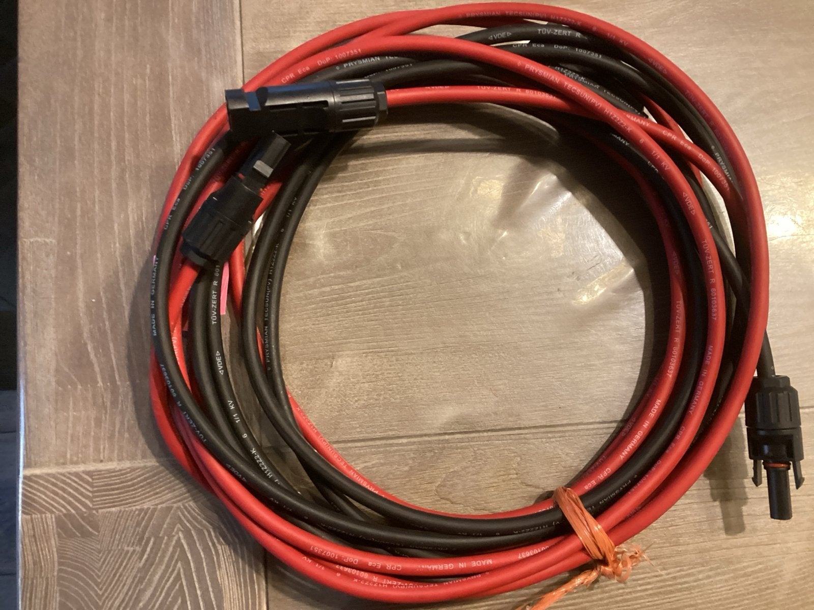Zonnepaneel kabel met MC4 connectoren 8 meter, Doe-het-zelf en Verbouw, Elektra en Kabels, Ophalen of Verzenden, Nieuw, Overige merken