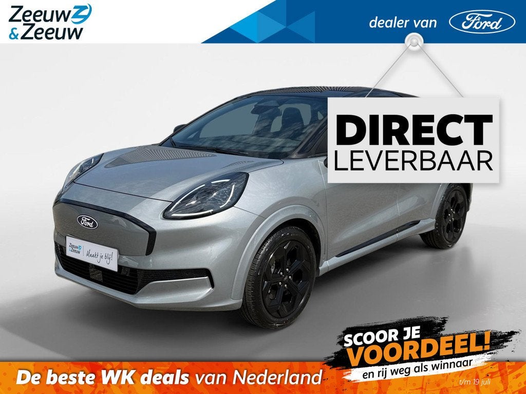 Ford Puma Gen-E BlueCruise Edition 47 kWh | Uit Voorraad Lev, Auto's, Ford, 12 maanden, Puma, 750 kg, Leder en Stof