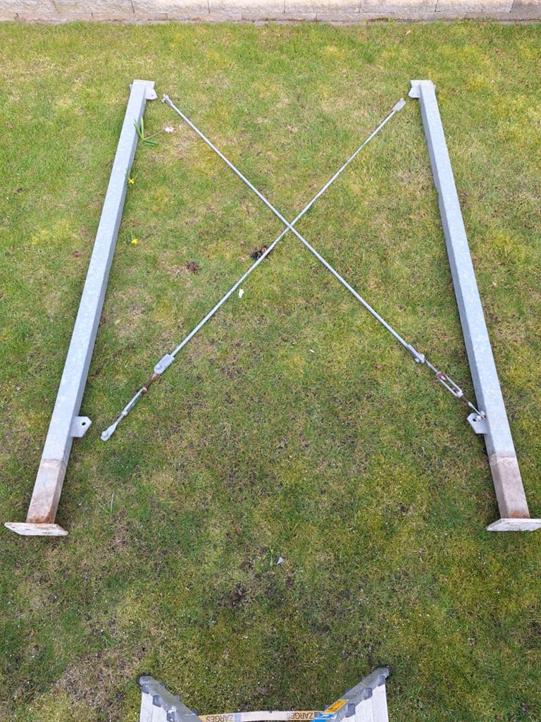 Stalen koker 90--90.  3 meter lang, Ophalen of Verzenden