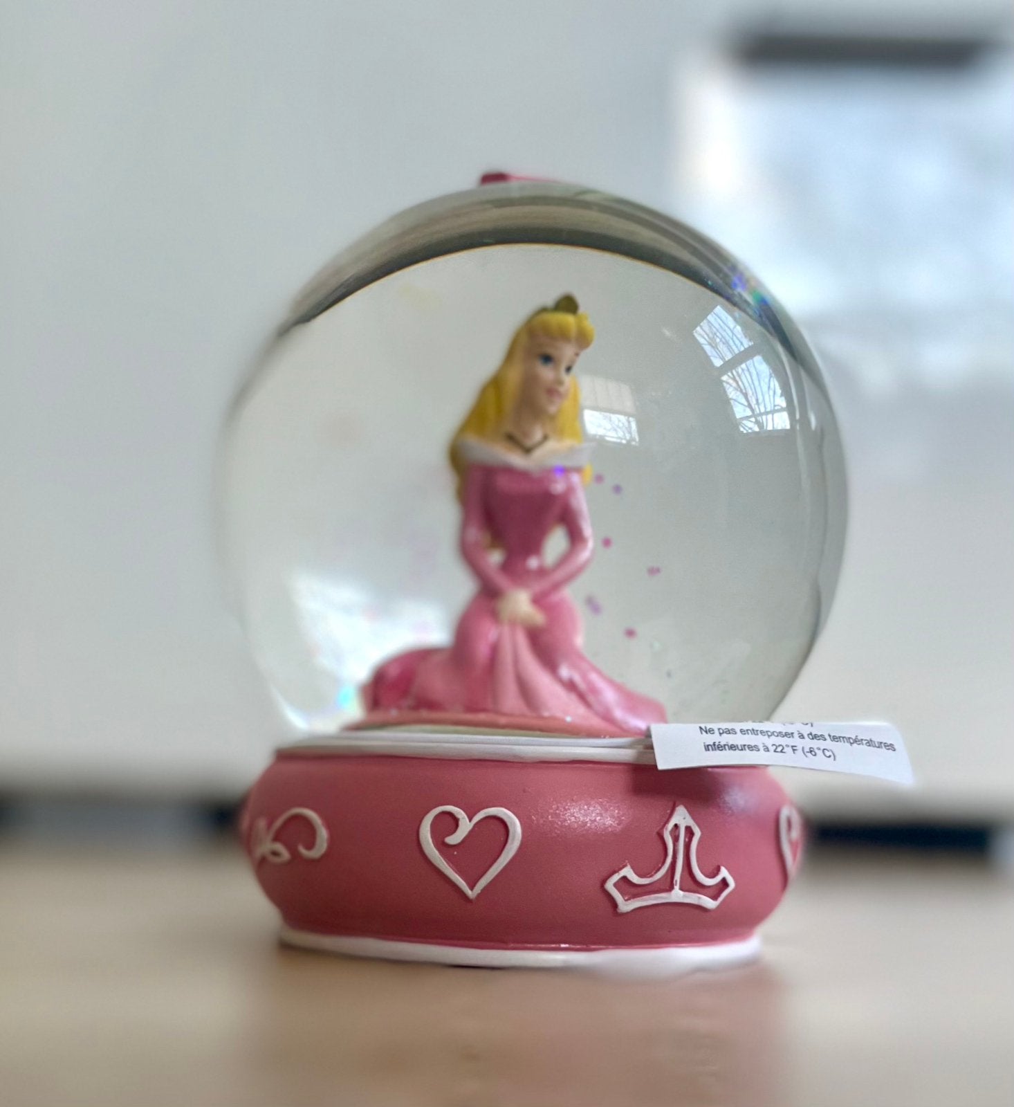Disney Doornroosje Sleeping Beauty Briar Rose Aurora globe, Ophalen, Sneeuwwitje of Doornroosje, Nieuw, Beeldje of Figuurtje