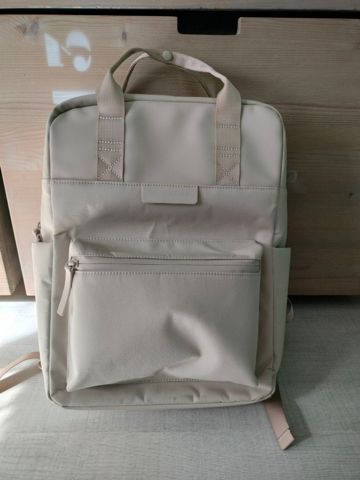 Rugtas Kapten & Son Bergen Pro sandstone zgan!, Ophalen, Zo goed als nieuw, Overige merken, Waterdicht